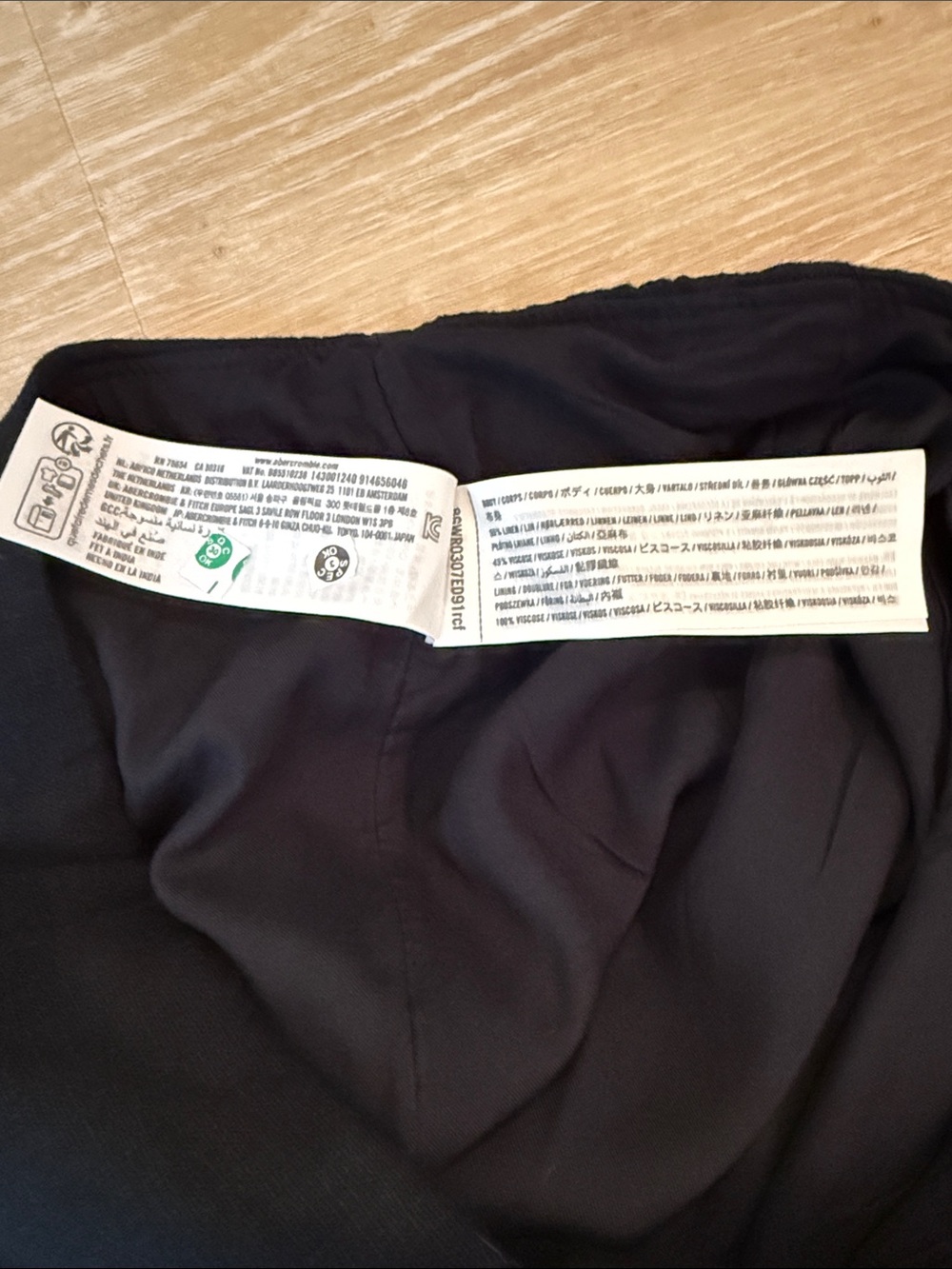 Abercrombie & Fitch Linen Mini Skort Small - Picture 3 of 5